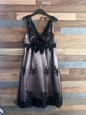 JS Collection Black Lace Dress - size 4.